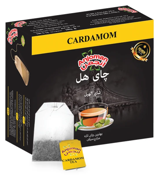 Carton of cardamom tea bags